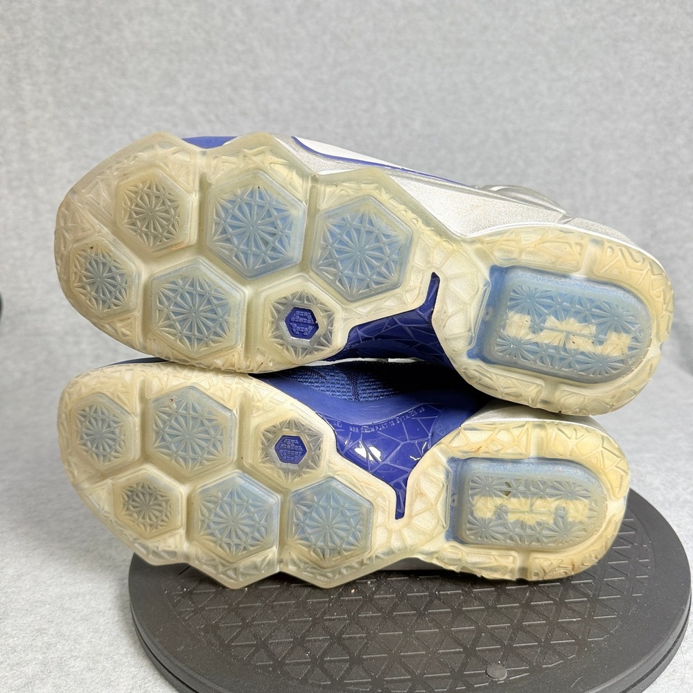 Nike LeBron 12 What If Deep Royal Blue Metallic Silver 684593-410 Mens 8.5 - Picture 3 of 7